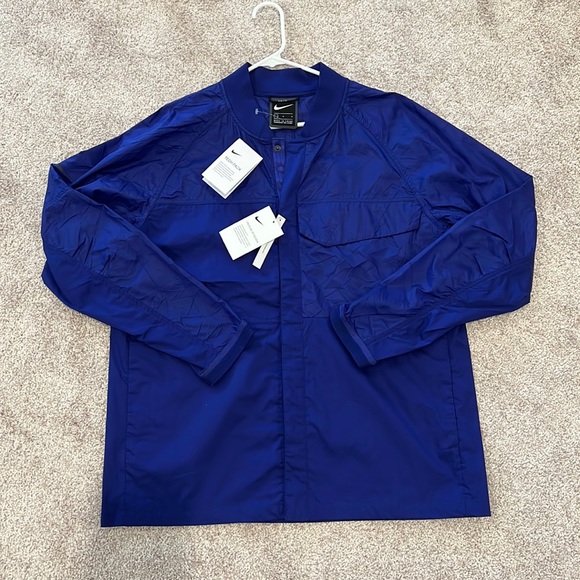 Nike Other - Mens Nike Tech Pack Jacket Blue Snap Up CJ5157-590
